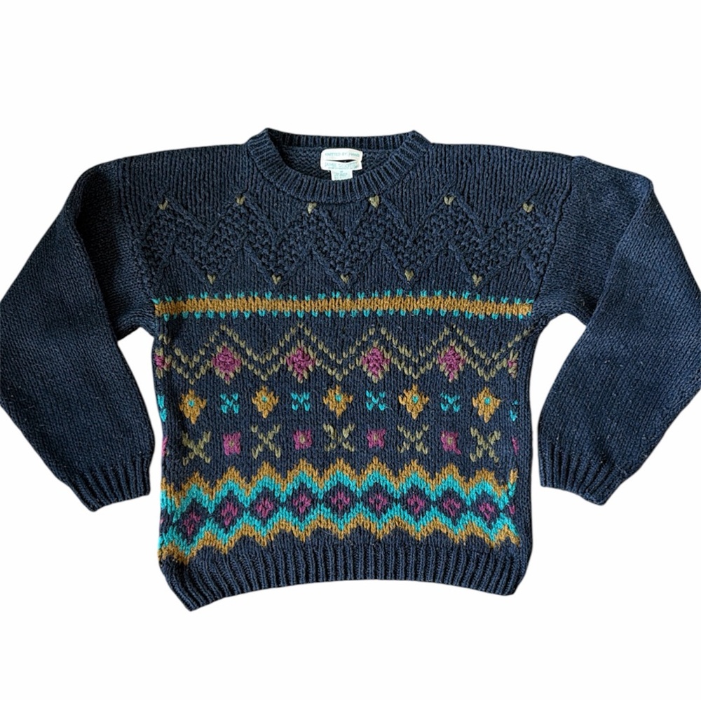 Vintage Jamie Scott Hand Knit Chunky Sweater